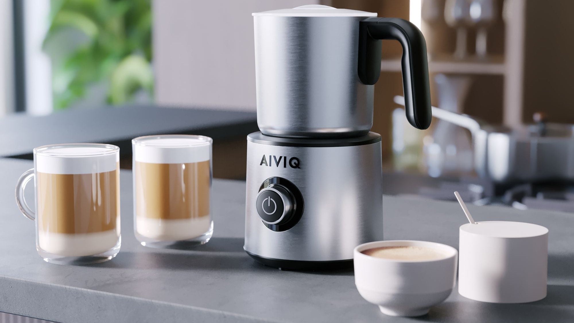 Nyhet! Upplev perfekt skumning med AIVIQ Virtuoso Pro mjölkskummare