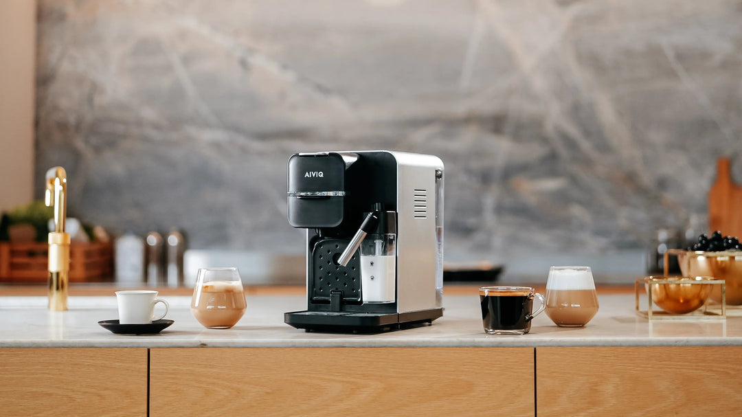 AIVIQ MultiBrew Pro - Den Smarta 5-i-1 Multi-Kapsel Kaffemaskin