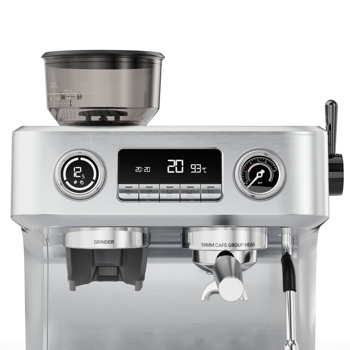 Aspire Advanced - Espressomaskin med kaffekvarn