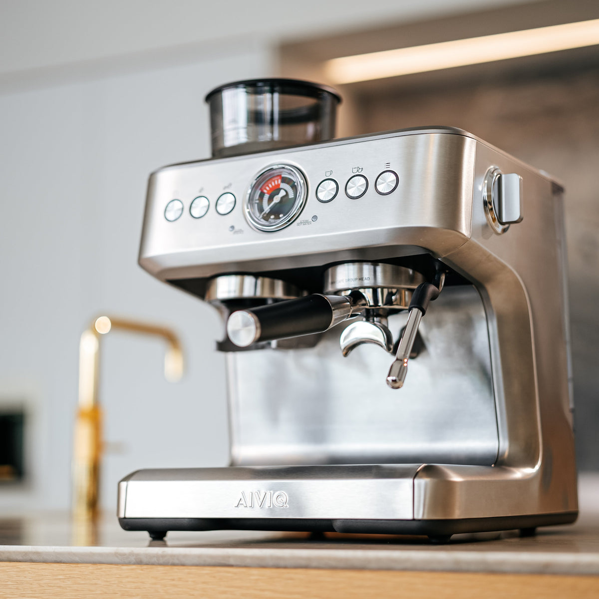 Aspire Brew - Espressomaskin med kaffekvarn
