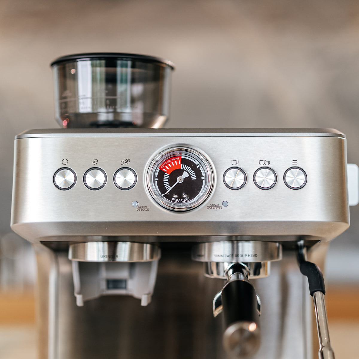 Aspire Brew - Espressomaskin med kaffekvarn