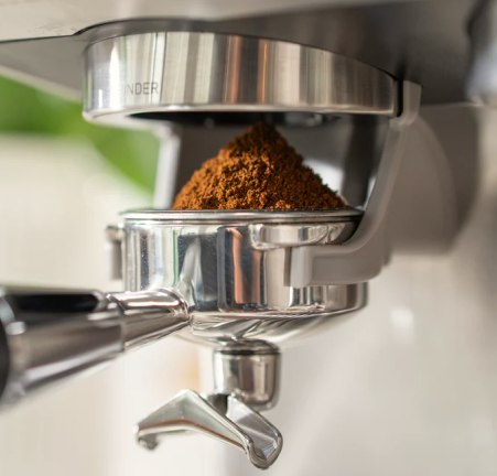 58 mm portafilter med dubbel pip
