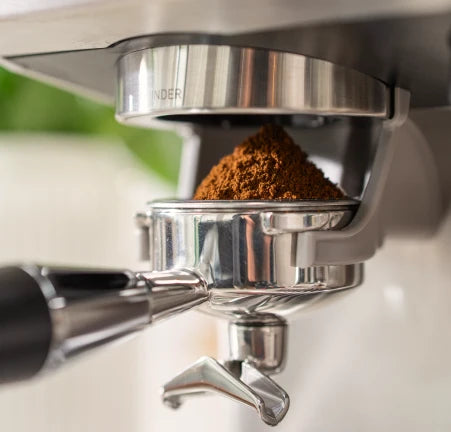 Portafilter (med ett dubbelkoppsfilter i portafilterhållaren)