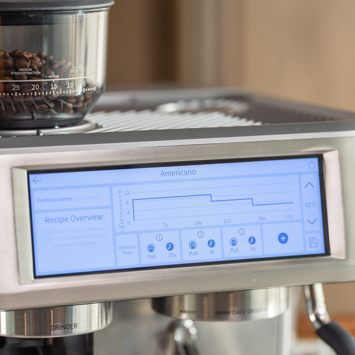 Aspire Expert - Espressomaskin med kaffekvarn