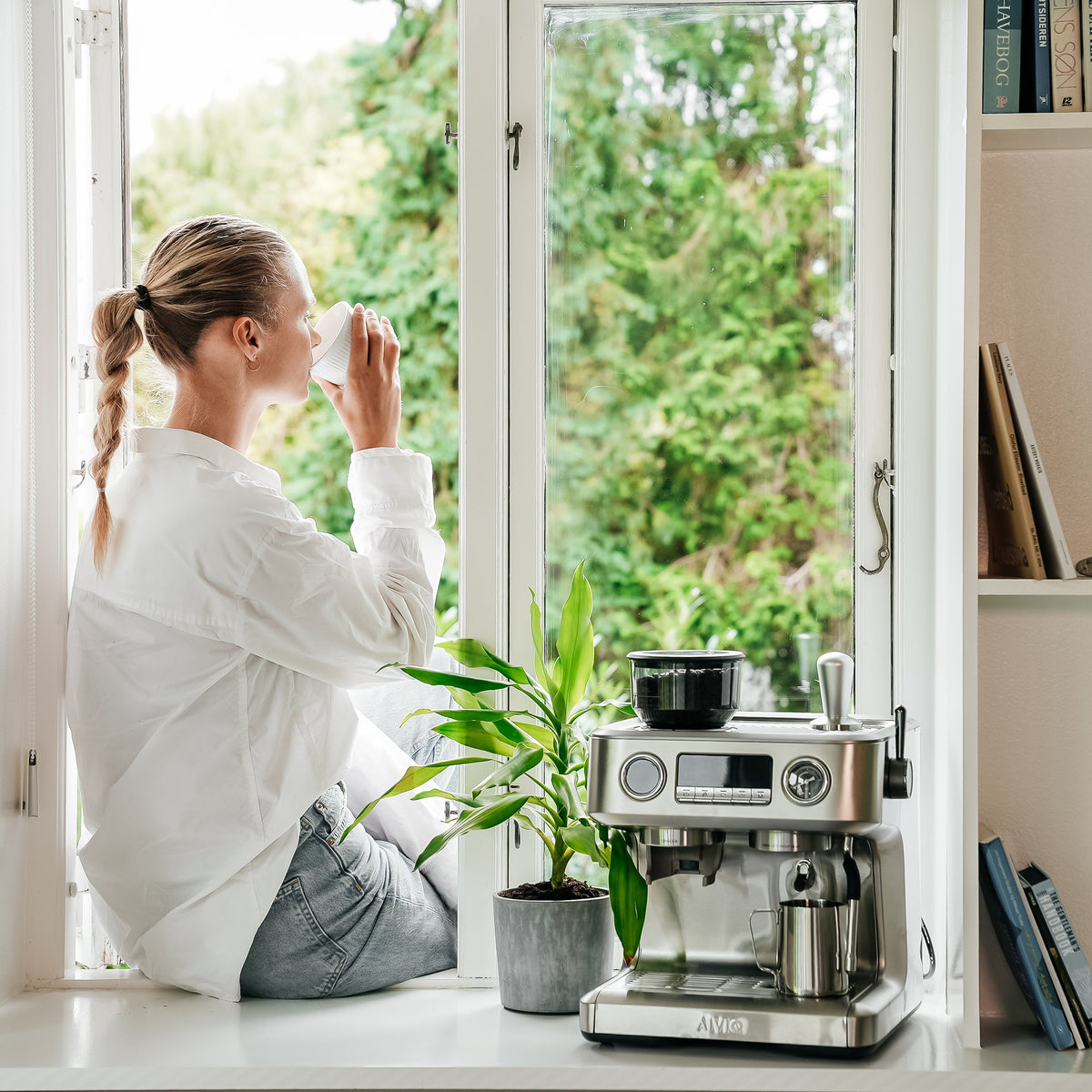 Aspire Advanced - Espressomaskin med kaffekvarn