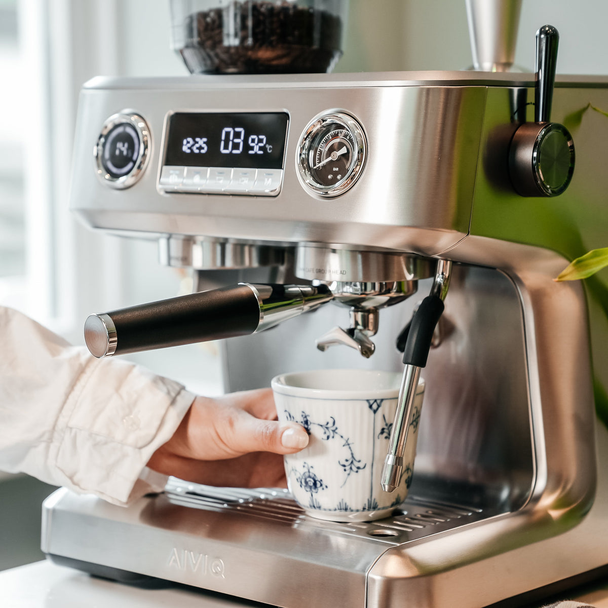 Aspire Advanced - Espressomaskin med kaffekvarn
