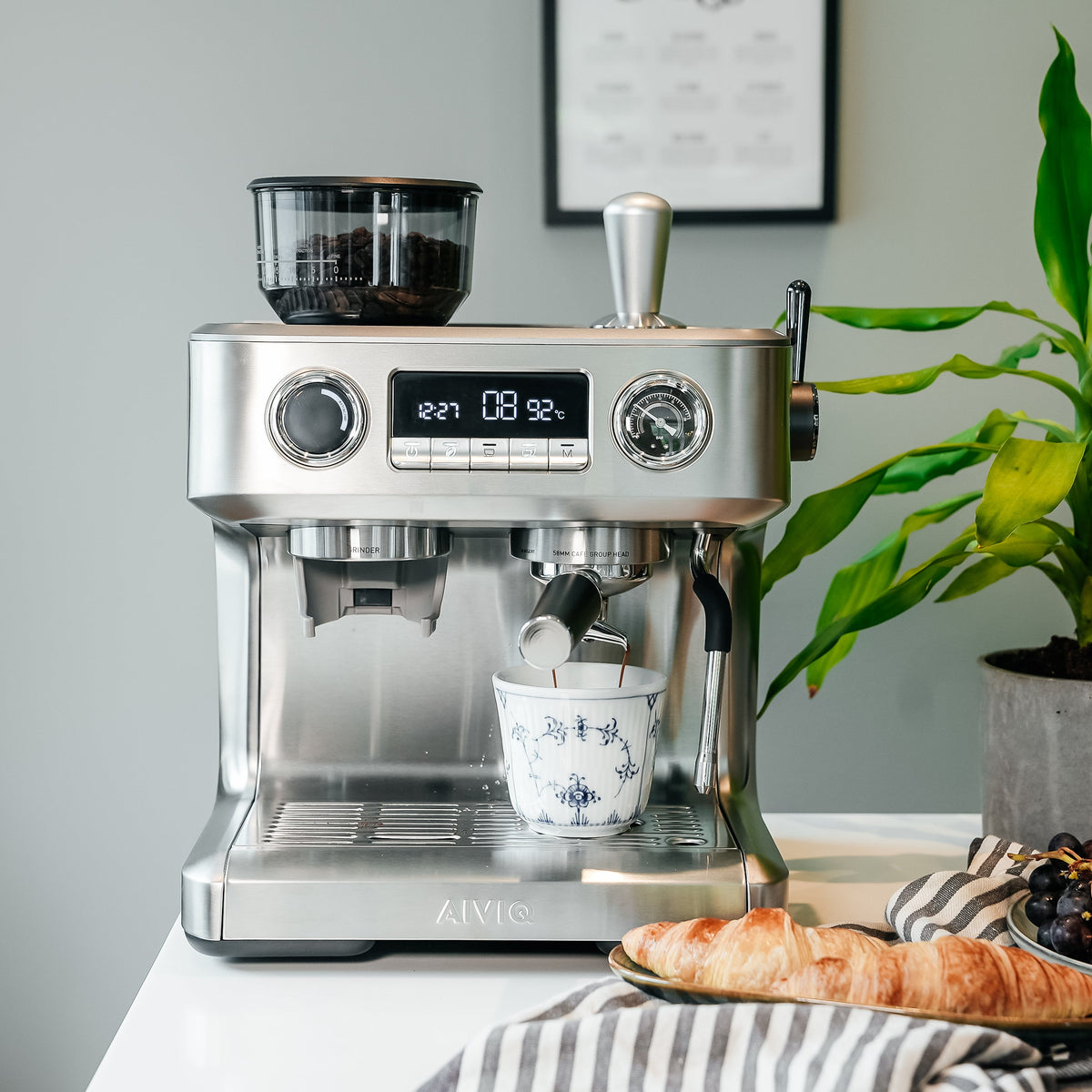 Aspire Advanced - Espressomaskin med kaffekvarn