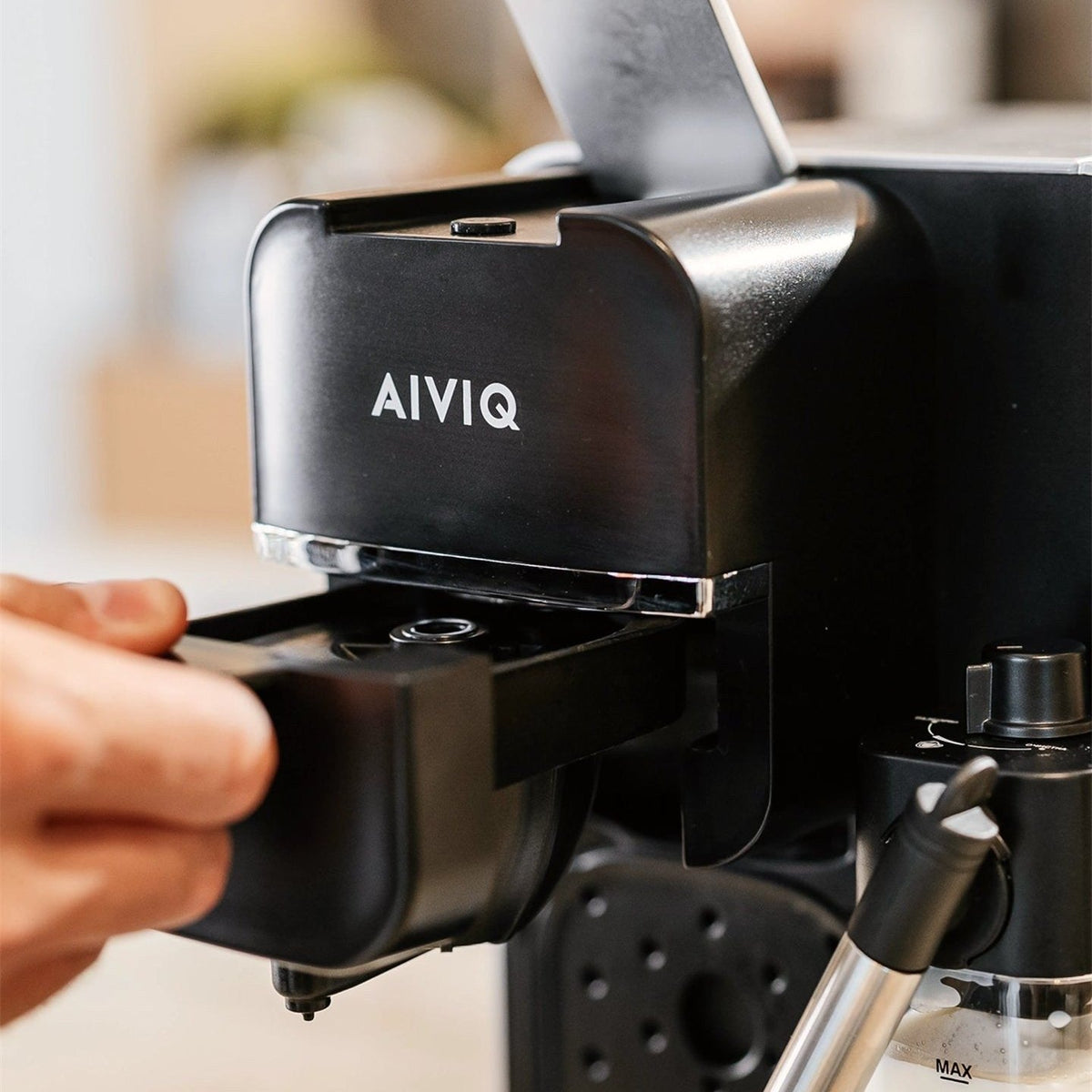 MultiBrew Pro: i användning: adaptern sätts i