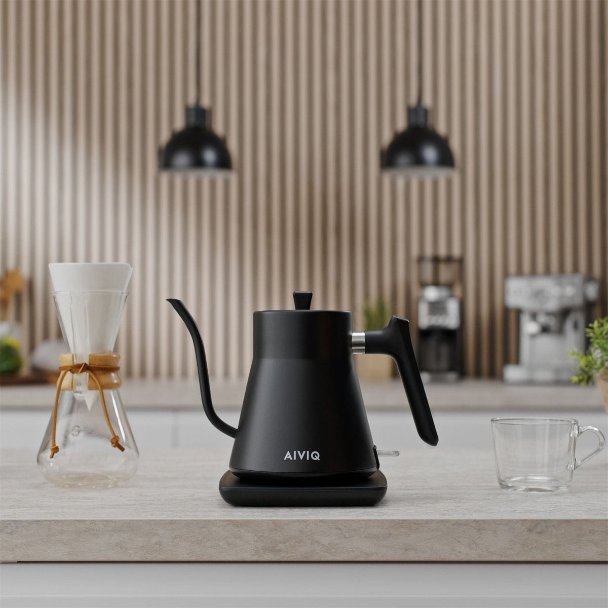 En lugn stråle för kaffet och teet.