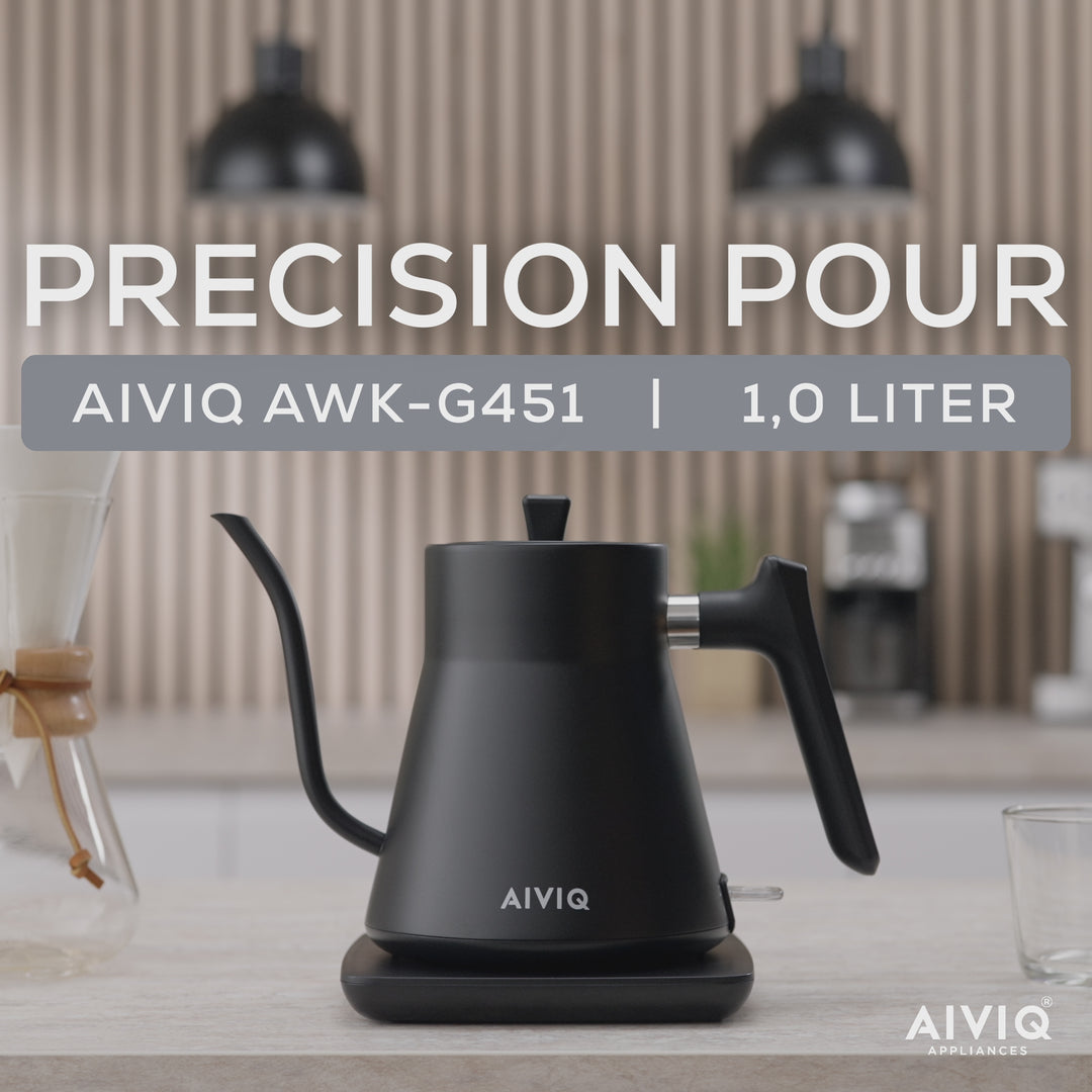 Precision Pour Gooseneck Vattenkokare
