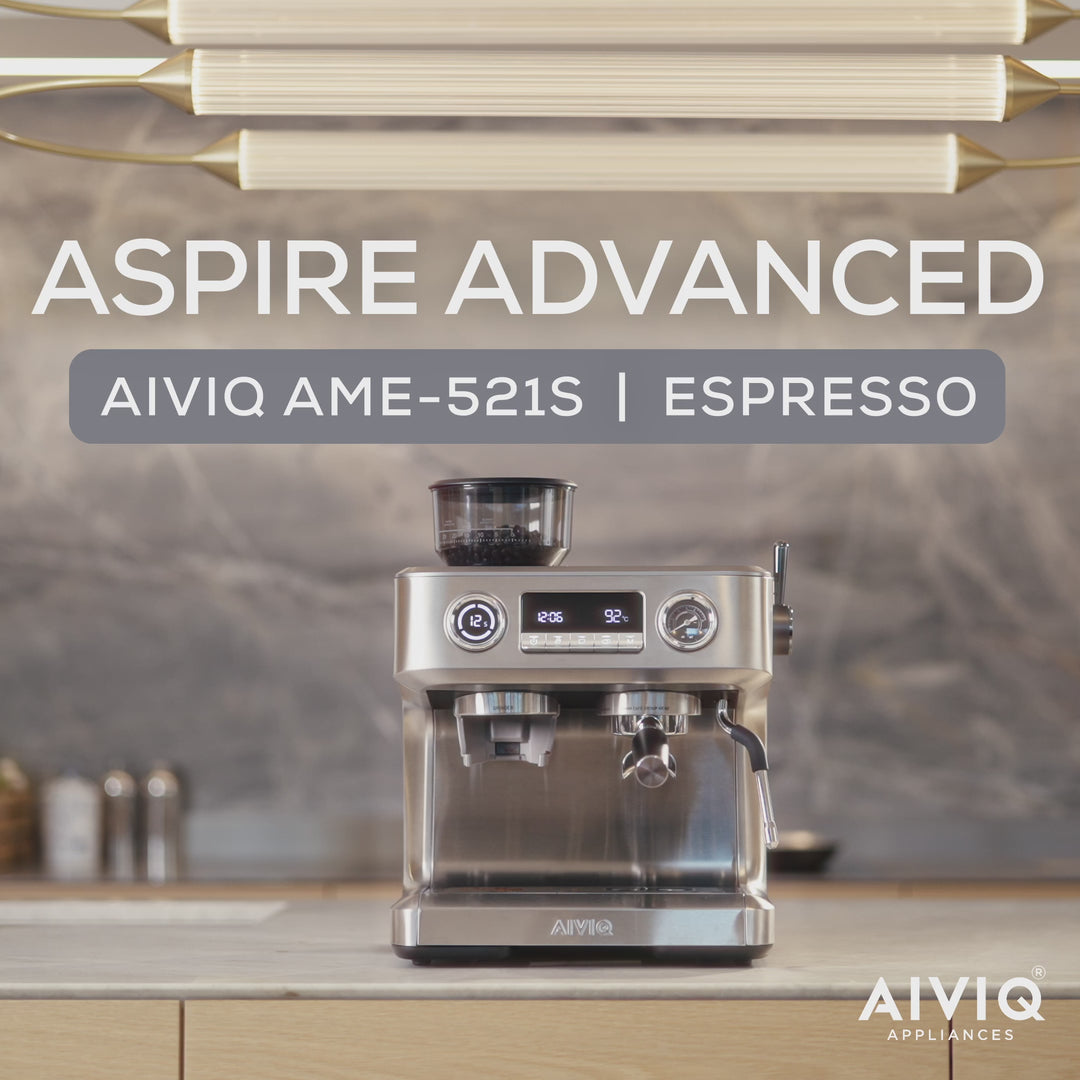 Aspire Advanced - Espressomaskin med kaffekvarn