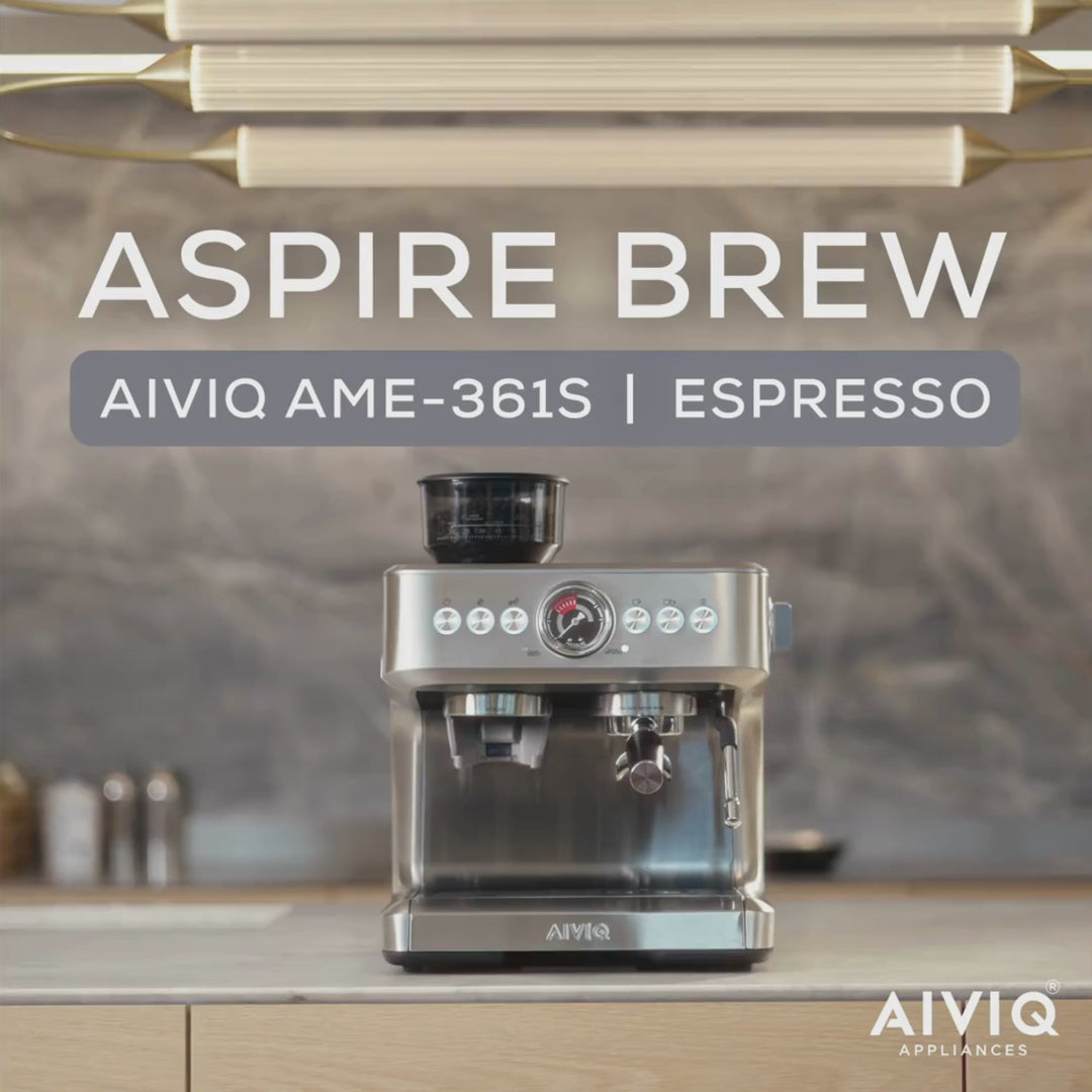 Aspire Brew - Espressomaskin med Kaffekvarn