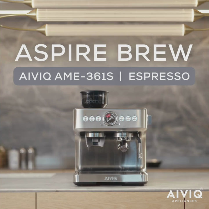 Aspire Brew - Espressomaskin med Kaffekvarn