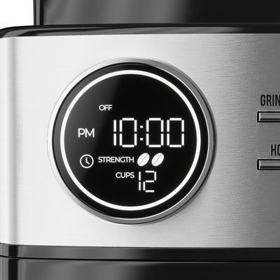 AIVIQ Grind 'N Brew - Automatisk Filterkaffebryggare med Kvarn - AGC-201