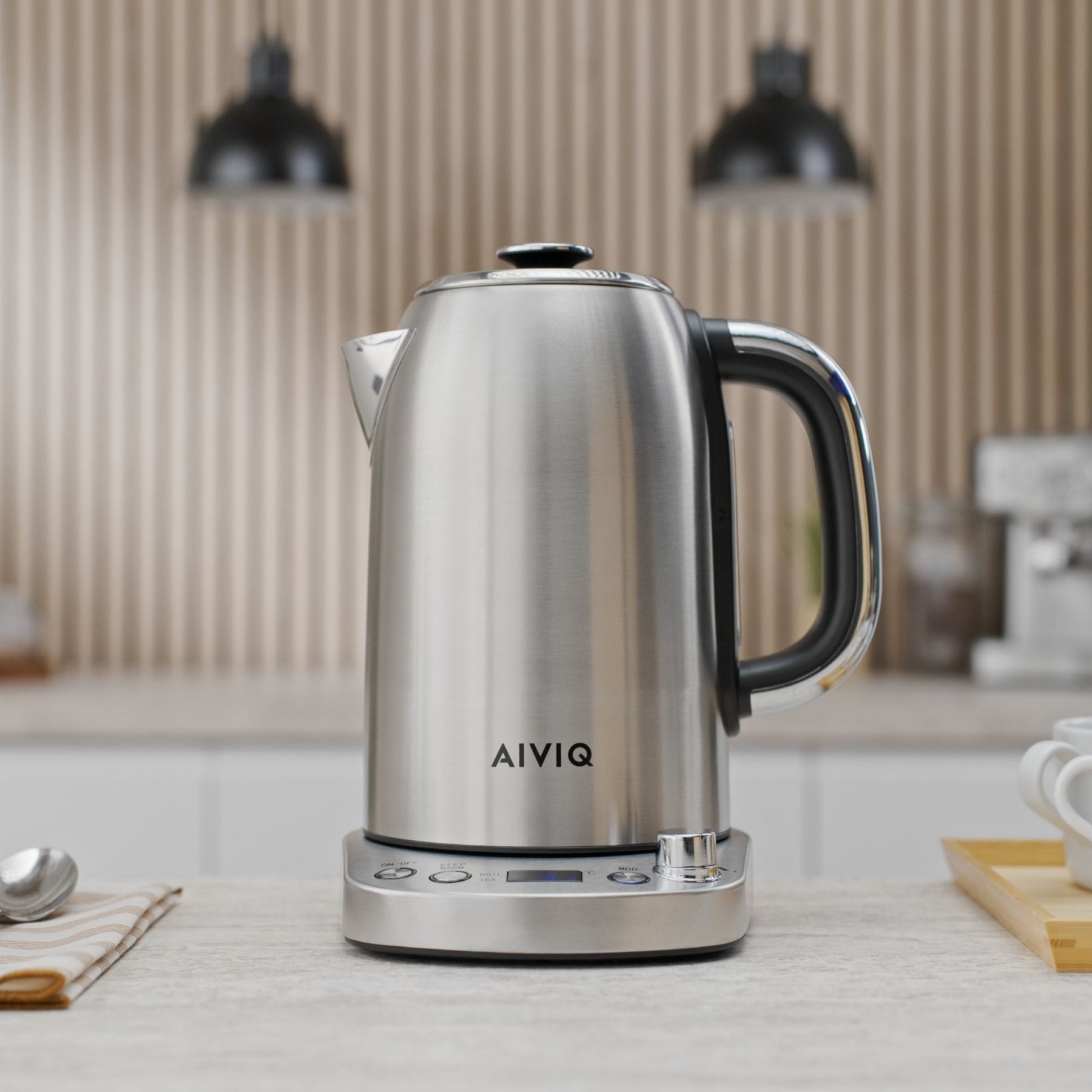 AIVIQ AWK-531: 2200W Premium Elektrisk Vattenkokare med 1,7L Kapacitet ...
